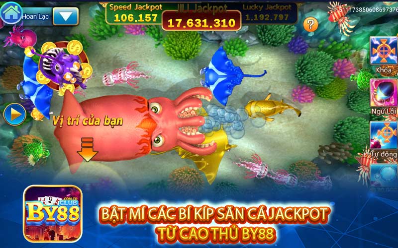 Bật mí các bí kíp săn cá Jackpot từ cao thủ BY88