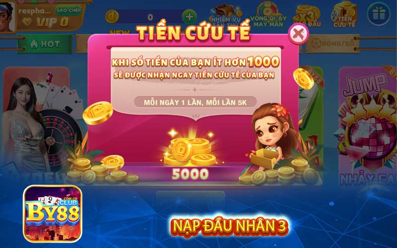 Khuyến Mãi Cổng Game By88
 Tiền Cứu Tế