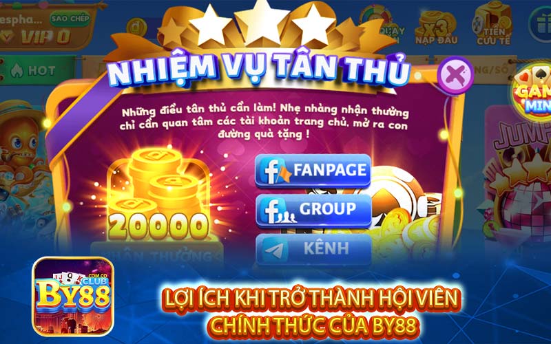 Lợi Ích Khi Trở Thành Hội viên 
Chính Thức Của By88